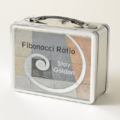 Lunch Box Ratio Fibonacci spirale dorée (Dos)
