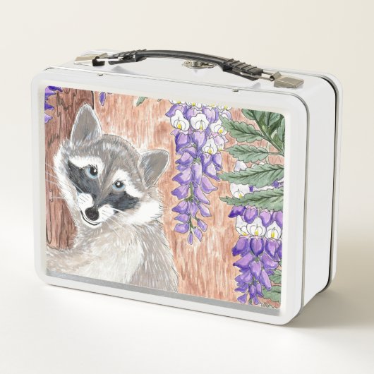Lunch Box Raton laveur creux heureux (Dos)