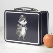 Lunch Box Raton laveur en marié avec cravate (En situation)
