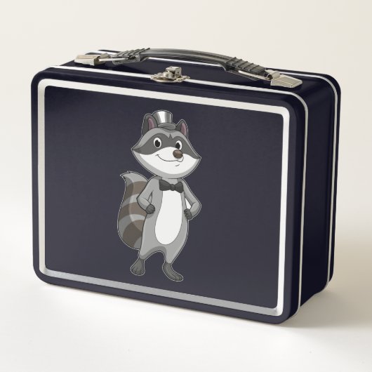 Lunch Box Raton laveur en marié avec cravate (Devant)