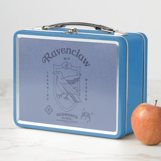 Lunch Box RAVENCLAW™ Wit Learning Wisdom Crest (En situation)