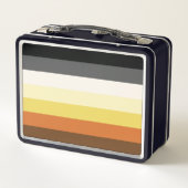 Lunch Box Rayures de fierté d'ours (Dos)