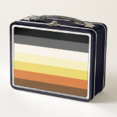 Lunch Box Rayures de fierté d'ours (Devant)