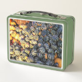 Lunch Box Rayures Et Citrouilles (Dos)