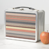 Lunch Box Rayures - rétros tons (En situation)