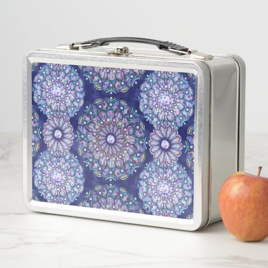 Lunch Box Recettes de Rosace bleue (En situation)