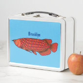 Lunch Box Red Arowana fish cartoon (En situation)