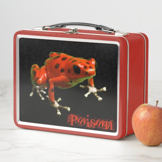 Lunch Box Red Poison Dart Frog (En situation)