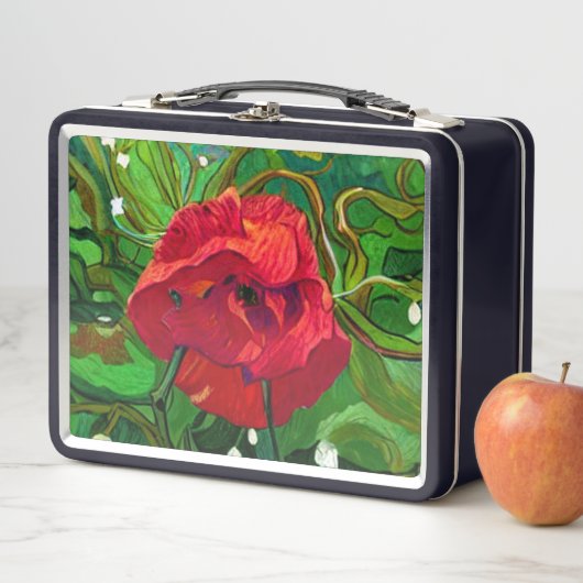 LUNCH BOX RED ROSE  (En situation)