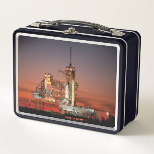 Lunch Box Red Sky for Space Shuttle Atlantis Launch