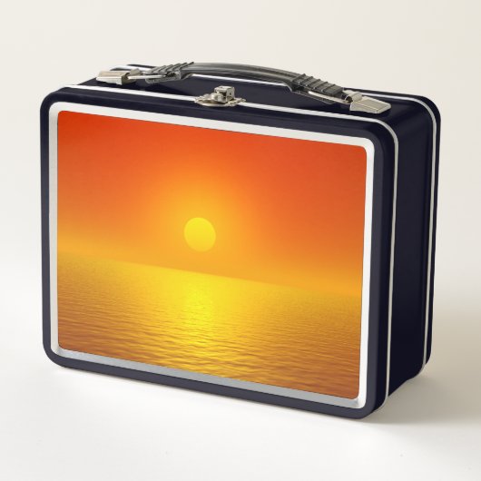 Lunch Box Réflexion du coucher de soleil (Devant)