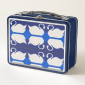 Lunch Box Réflexions des cygnes dans le Crochet unique du la (Devant)