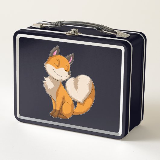 Lunch Box Renard avec coeur (Devant)