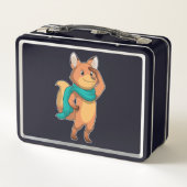 Lunch Box Renard avec écharpe (Dos)