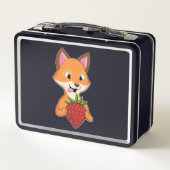Lunch Box Renard avec fraise (Dos)