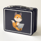 Lunch Box Renard avec ordinateur portable (Dos)