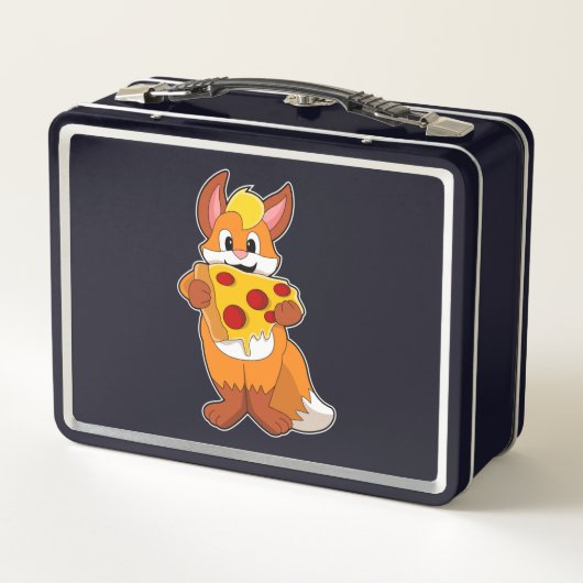 Lunch Box Renard avec pizza (Dos)