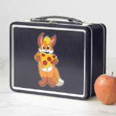 Lunch Box Renard avec pizza (En situation)