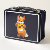 Lunch Box Renard avec pizza (Devant)