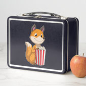 Lunch Box Renard avec Popcorn (En situation)