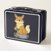 Lunch Box Renard avec tasse de café (Dos)