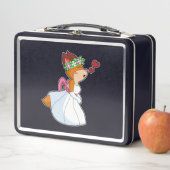 Lunch Box Renard comme mariée avec robe Mariage & Flower wre (En situation)