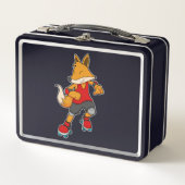 Lunch Box Renard en patinage avec roulettes (Devant)