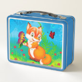 Lunch Box renard et papillon (Dos)
