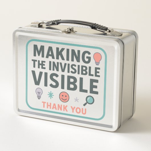 Lunch Box Rendre l'invisible VISIBLE | Inclusion (Devant)
