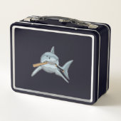 Lunch Box Requin au baseball avec batte de baseball (Dos)