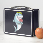 Lunch Box Requin au Poker avec cartes de Poker (En situation)