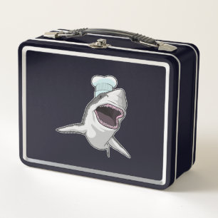 Lunch Box Requin cuisinier avec chapeau de chef