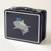 Lunch Box Requin en tant que policier Police (Dos)