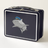 Lunch Box Requin en tant que policier Police (Devant)