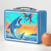 Lunch Box Requin et dinosaure (En situation)