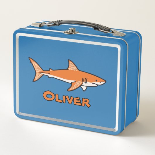 Lunch Box Requin orange Jawsome (Devant)