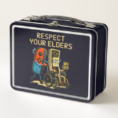 Lunch Box Respect Your Elders Gaming Control Retro Funny (Devant)