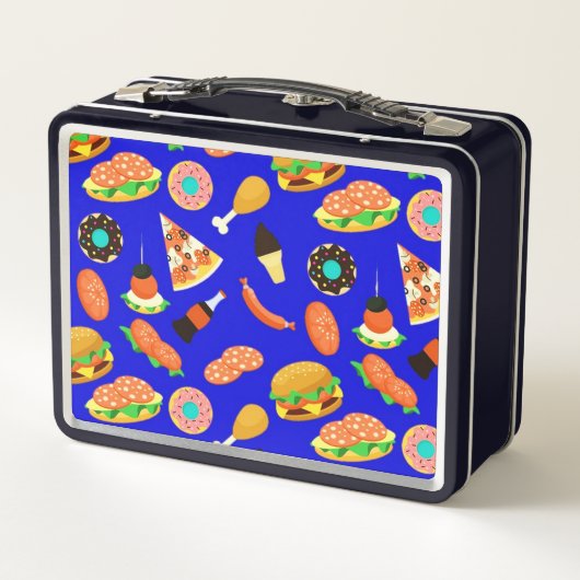 Lunch Box Restauration rapide Frenzy Blue (Dos)