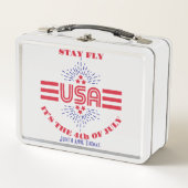 Lunch Box Reste fly c'est le 4 juillet (Devant)