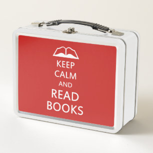 Lunch Box Restez calme et lisez des livres