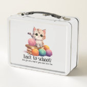 Lunch Box Retour À L'École ? Donne-moi juste Yarn (Dos)