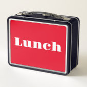 Lunch Box Retour À L'École LUNCH Logo Retro (Dos)