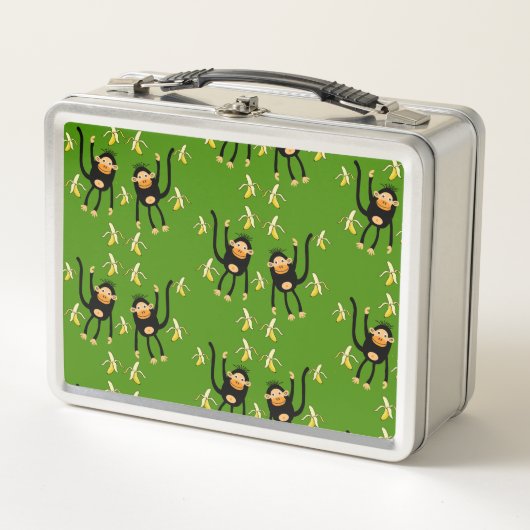 Lunch Box Retour À L'École Petit Singe (Devant)