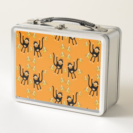 Lunch Box Retour À L'École Petit Singe (Devant)