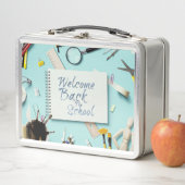 Lunch Box Retour à l'école – Style de cahier créatif (En situation)