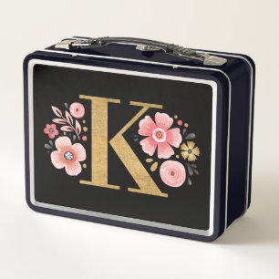 Lunch Box Retour Moderne À L'École Monogramme Fille