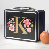 Lunch Box Retour Moderne À L'École Monogramme Fille (En situation)