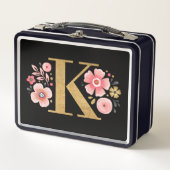 Lunch Box Retour Moderne À L'École Monogramme Fille (Devant)