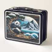 Lunch Box Retraite des arbres de Panda : Bambou Delight (Dos)