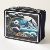 Lunch Box Retraite des arbres de Panda : Bambou Delight (Devant)